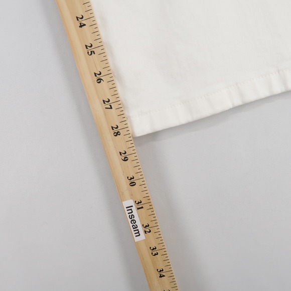 Kut From The Kloth Meg Pants Womens 2 White Wide Leg High Rise Stretch Twill - Picture 8 of 11